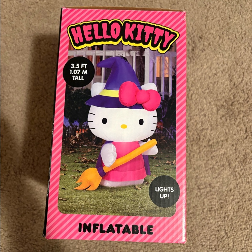 Hello Kitty Inflatable - Vibrant Orange - Picture 3 of 4